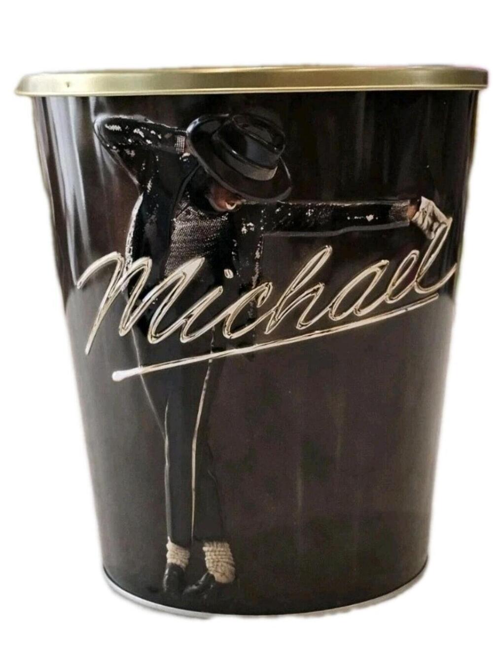 Michael 2026 Movie Gold Record Lid Black Popcorn Tin Brand New Regal Exclusive